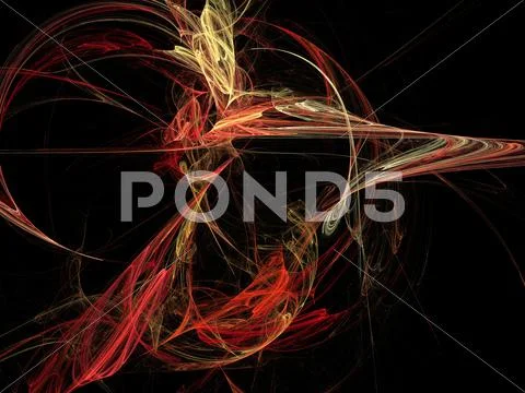 Digital fractal Stock Illustration