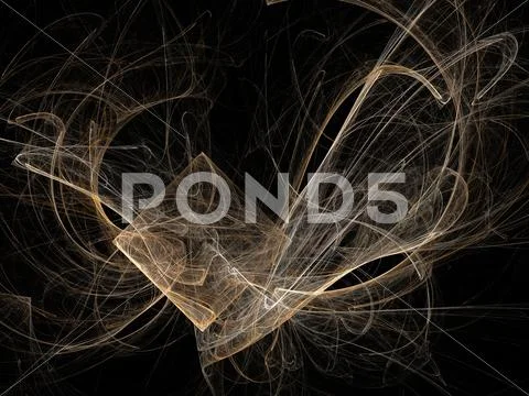 Digital fractal Stock Illustration
