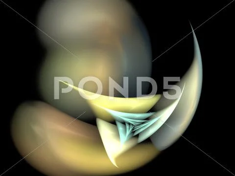Digital fractal Stock Illustration