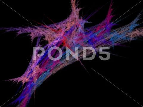 Digital fractal Stock Illustration