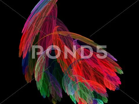 Digital fractal Stock Illustration