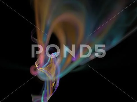 Digital fractal Stock Illustration