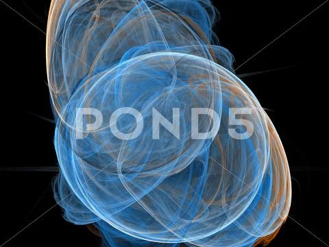 Digital fractal Stock Illustration