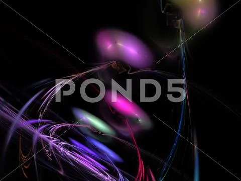 Digital fractal Stock Illustration
