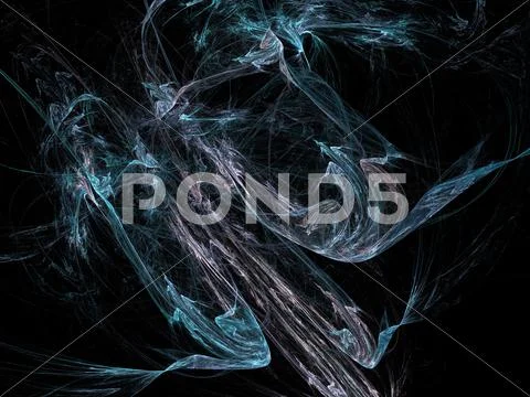 Digital fractal Stock Illustration