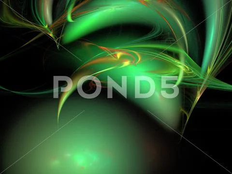 Digital fractal Stock Illustration