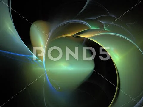 Digital fractal Stock Illustration