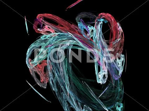 Digital fractal Stock Illustration