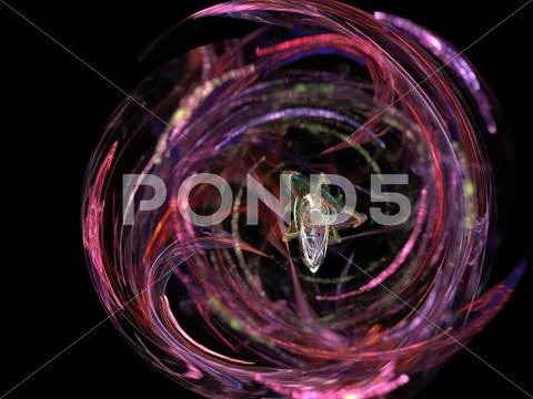 Digital fractal Stock Illustration