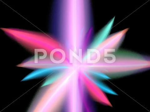 Digital fractal Stock Illustration
