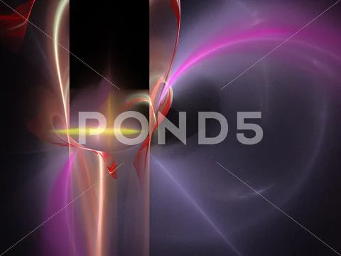 Digital fractal Stock Illustration