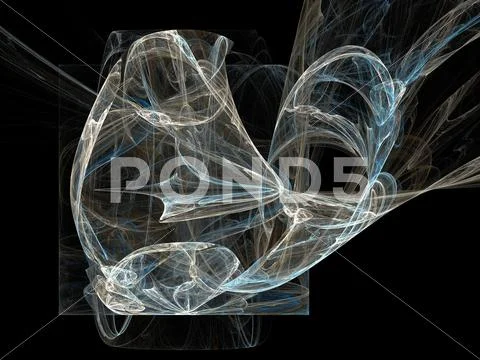 Digital fractal Stock Illustration