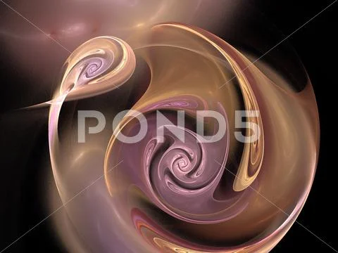 Digital fractal Stock Illustration