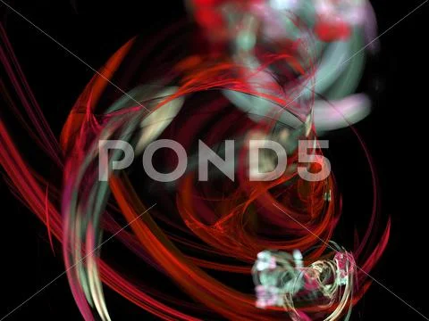 Digital fractal Stock Illustration