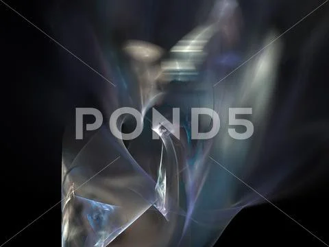 Digital fractal Stock Illustration