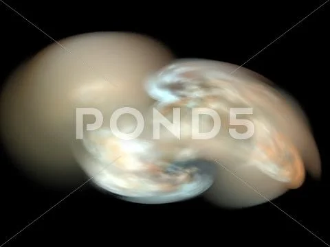 Digital fractal Stock Illustration