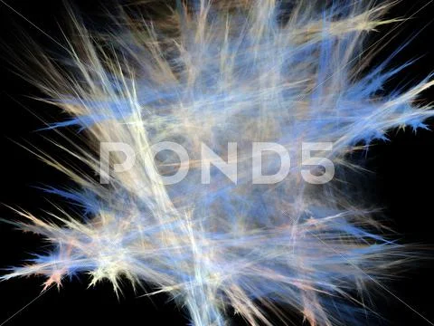 Digital fractal Stock Illustration