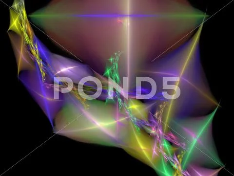 Digital fractal Stock Illustration