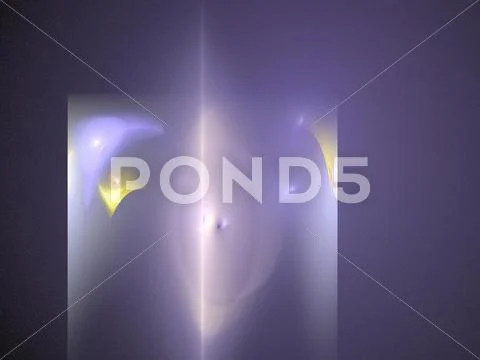 Digital fractal Stock Illustration