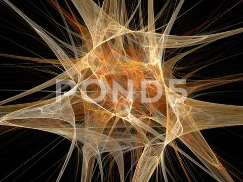 Digital fractal Stock Illustration