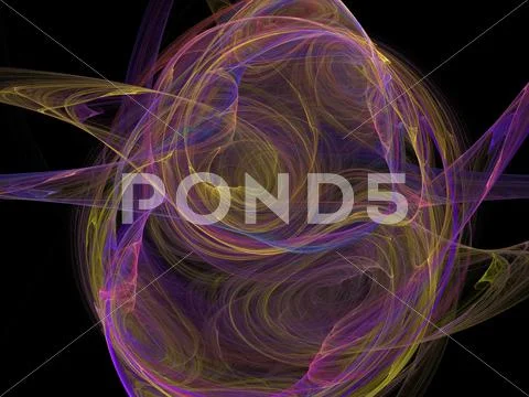 Digital fractal Stock Illustration
