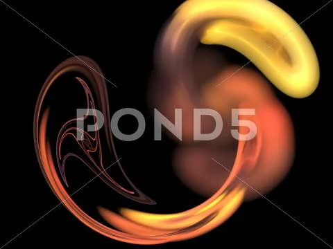 Digital fractal Stock Illustration