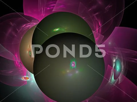Digital fractal Stock Illustration
