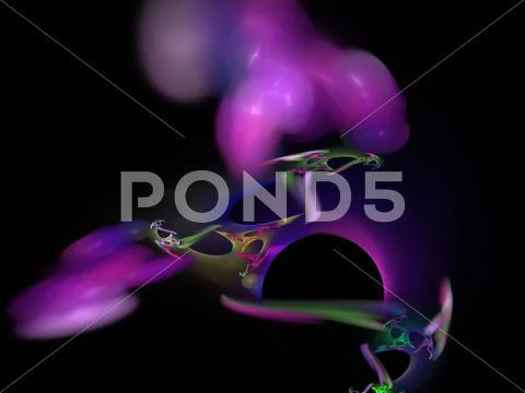 Digital fractal Stock Illustration