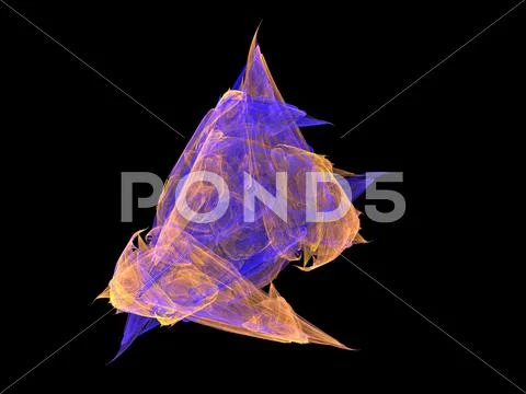 Digital fractal Stock Illustration