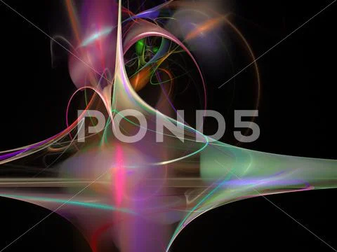 Digital fractal Stock Illustration