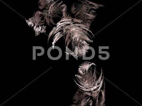 Digital fractal Stock Illustration