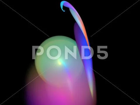 Digital fractal Stock Illustration