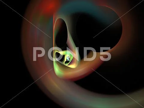 Digital fractal Stock Illustration