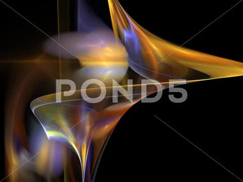 Digital fractal Stock Illustration