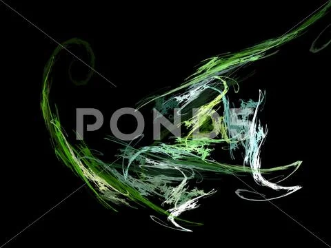 Digital fractal Stock Illustration