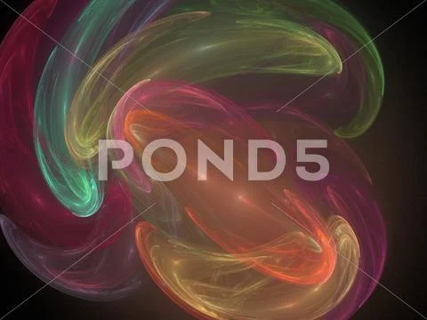 Digital fractal Stock Illustration