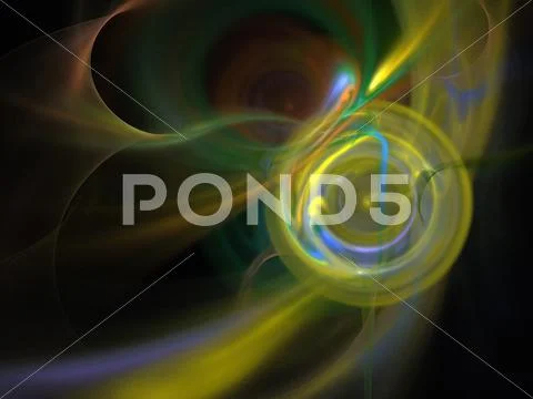 Digital fractal Stock Illustration