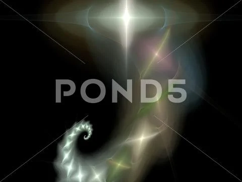 Digital fractal Stock Illustration