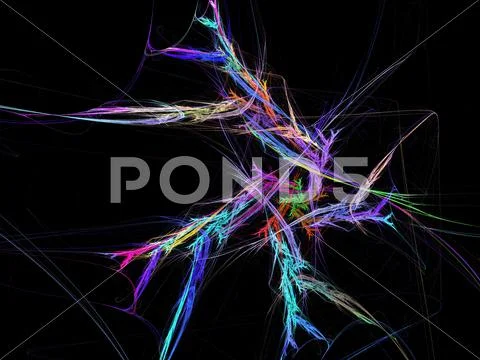 Digital fractal Stock Illustration