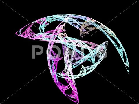 Digital fractal Stock Illustration