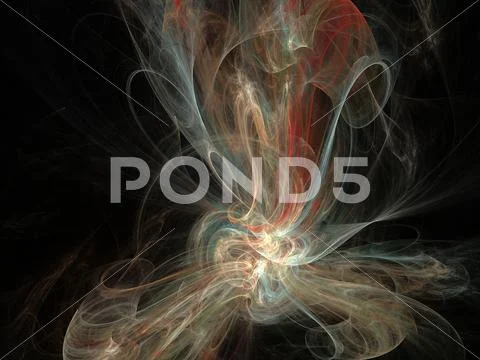 Digital fractal Stock Illustration
