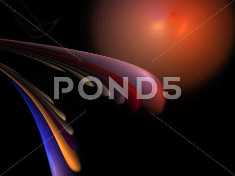Digital fractal Stock Illustration