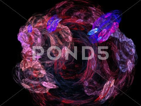 Digital fractal Stock Illustration