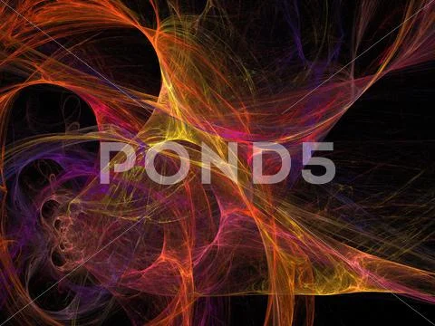 Digital fractal Stock Illustration