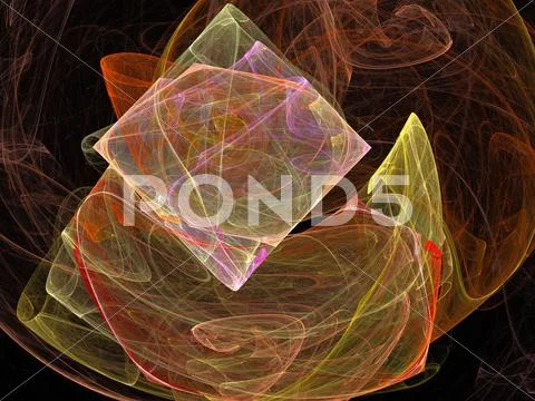 Digital fractal Stock Illustration