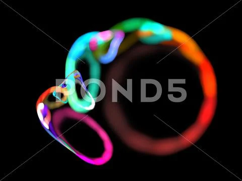 Digital fractal Stock Illustration