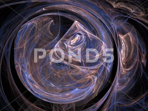 Digital fractal Stock Illustration
