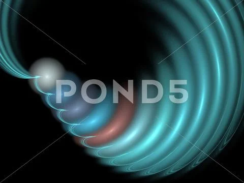 Digital fractal Stock Illustration