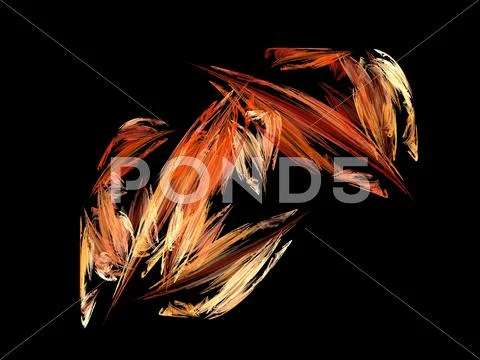 Digital fractal Stock Illustration