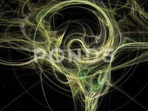 Digital fractal Stock Illustration